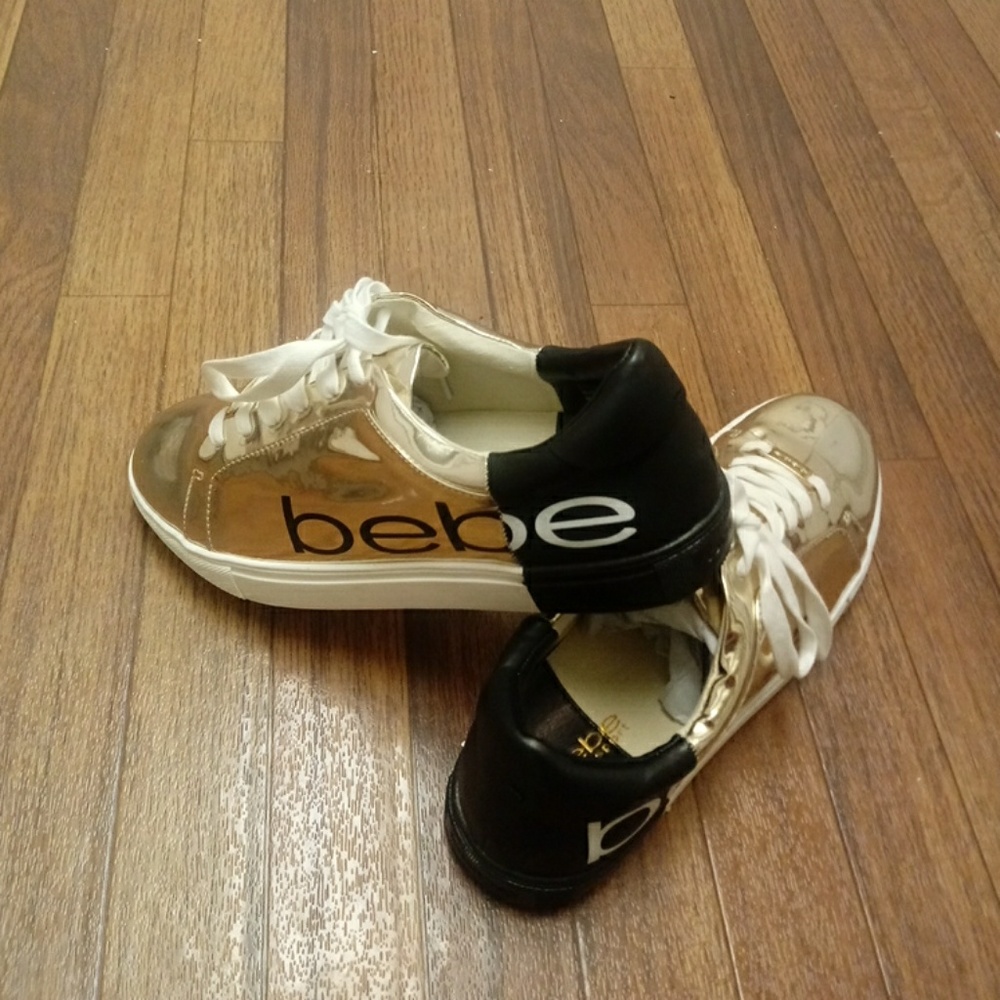bebe two-toned sneakers